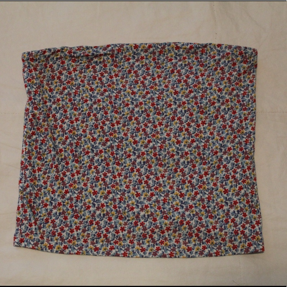 American Eagle Bandeau Floral Top